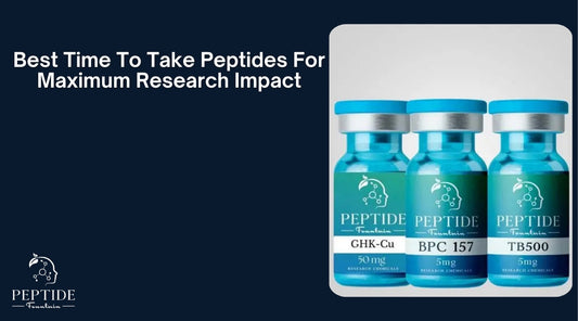 Best Time To Take Peptides For Maximum Research Impact