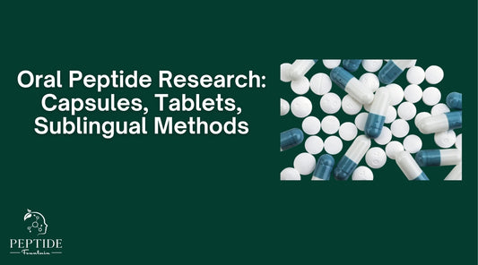 Oral Peptide Research: Capsules, Tablets, Sublingual Methods