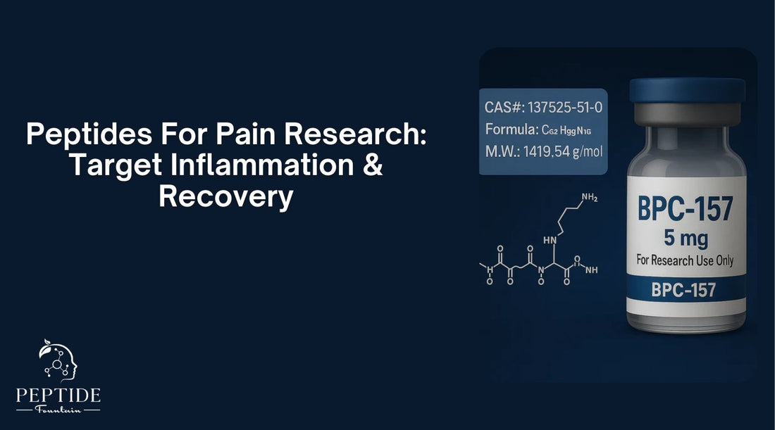 Peptides For Pain Research: Target Inflammation & Recovery