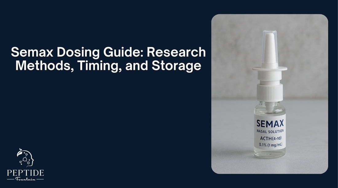 Semax Dosing Guide: Research Methods, Timing, and Storage