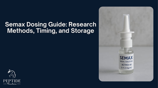 Semax Dosing Guide: Research Methods, Timing, and Storage