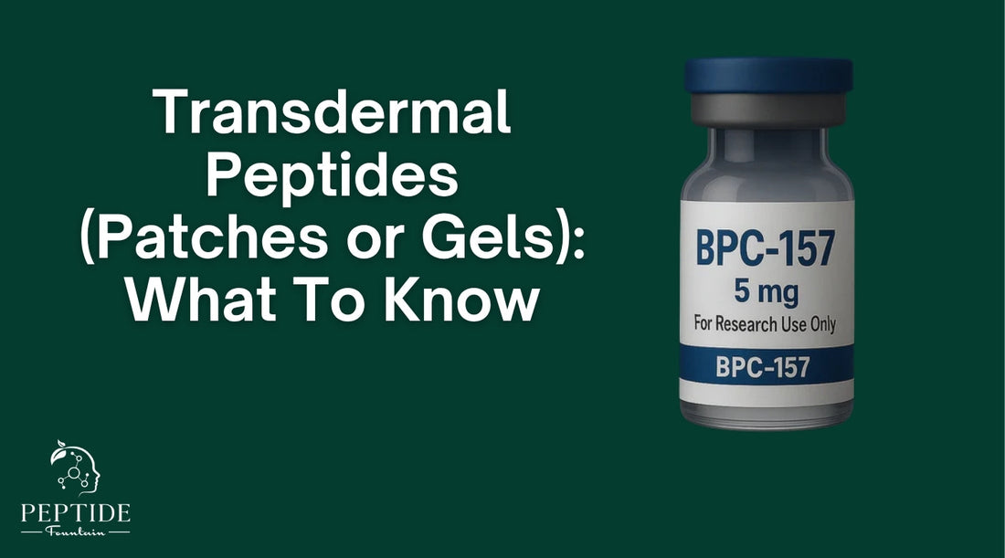 Transdermal Peptides (Patches or Gels): What To Know