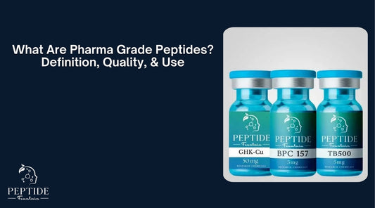 What Are Pharma Grade Peptides? Definition, Quality, & Use