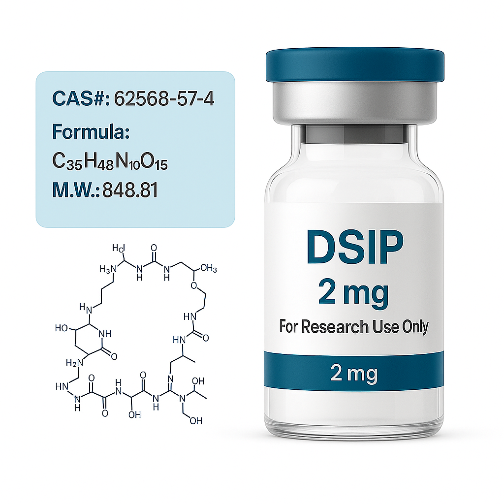 DSIP 2 mg (péptido inductor del sueño delta)