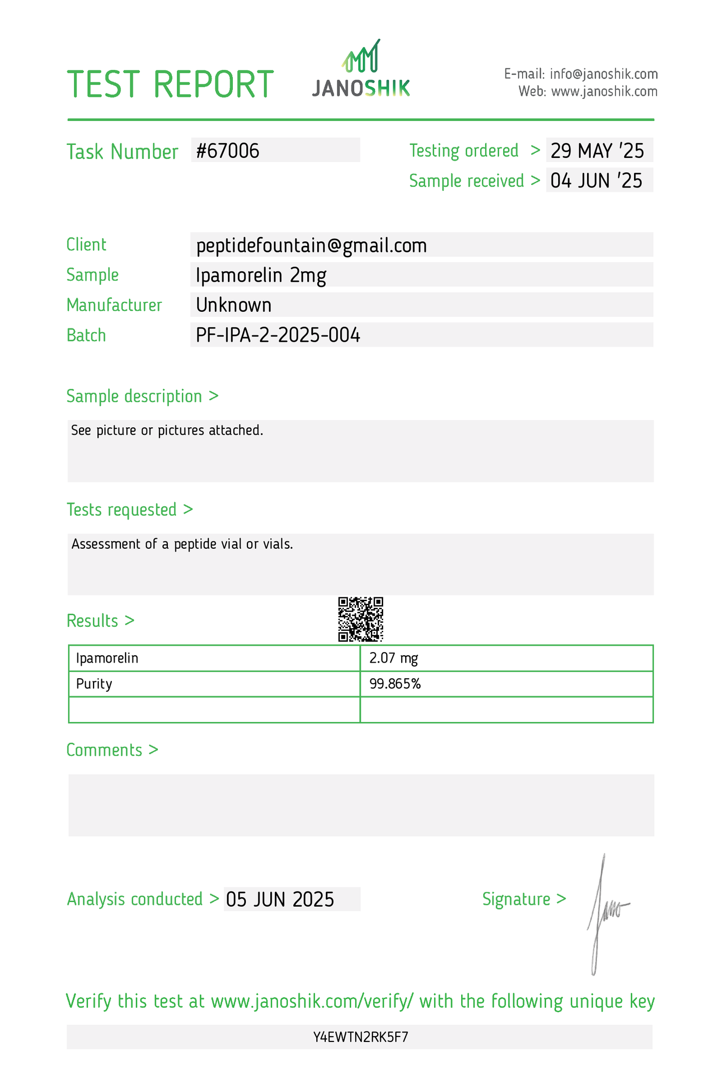 Ipamorelina 2 mg