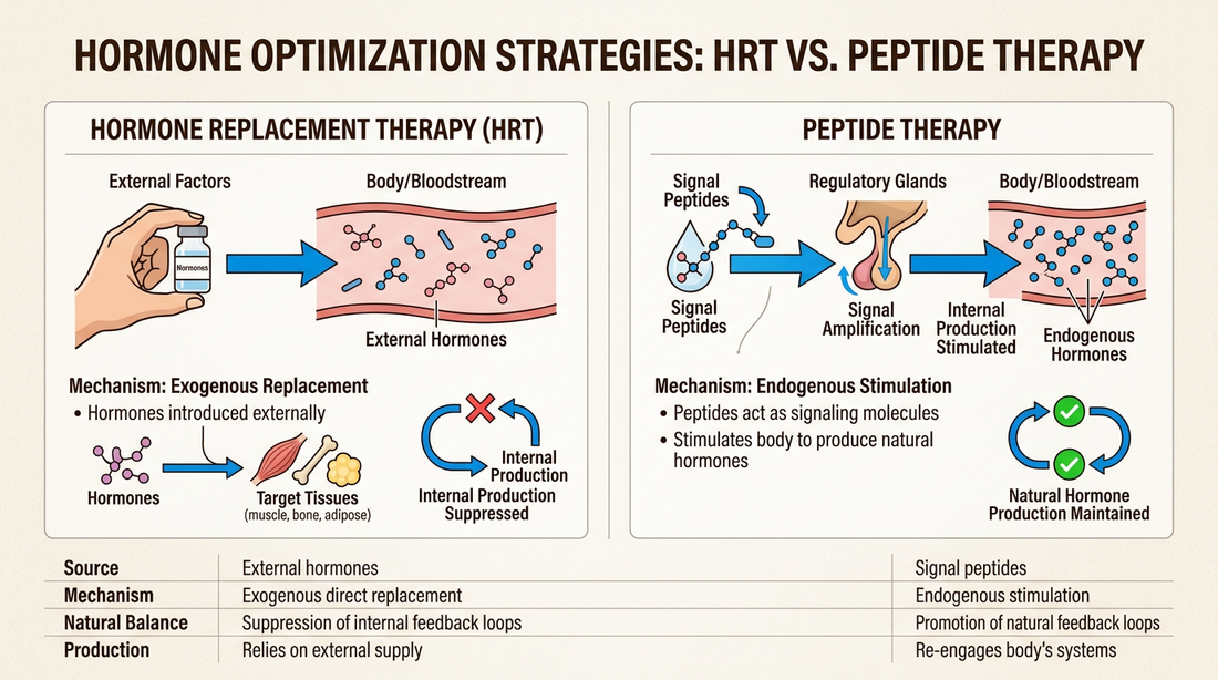 Using peptides to balance women's hormones