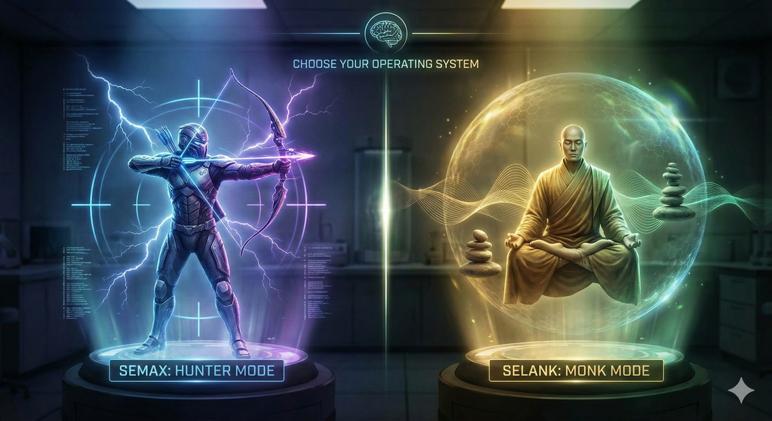 Selank vs. Semax: The Hunter & The Monk – Choosing Your Cognitive Operating System