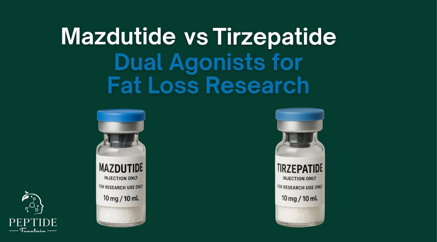Mazdutide vs Tirzepatide: Dual Agonists for Fat Loss Research – Peptide ...