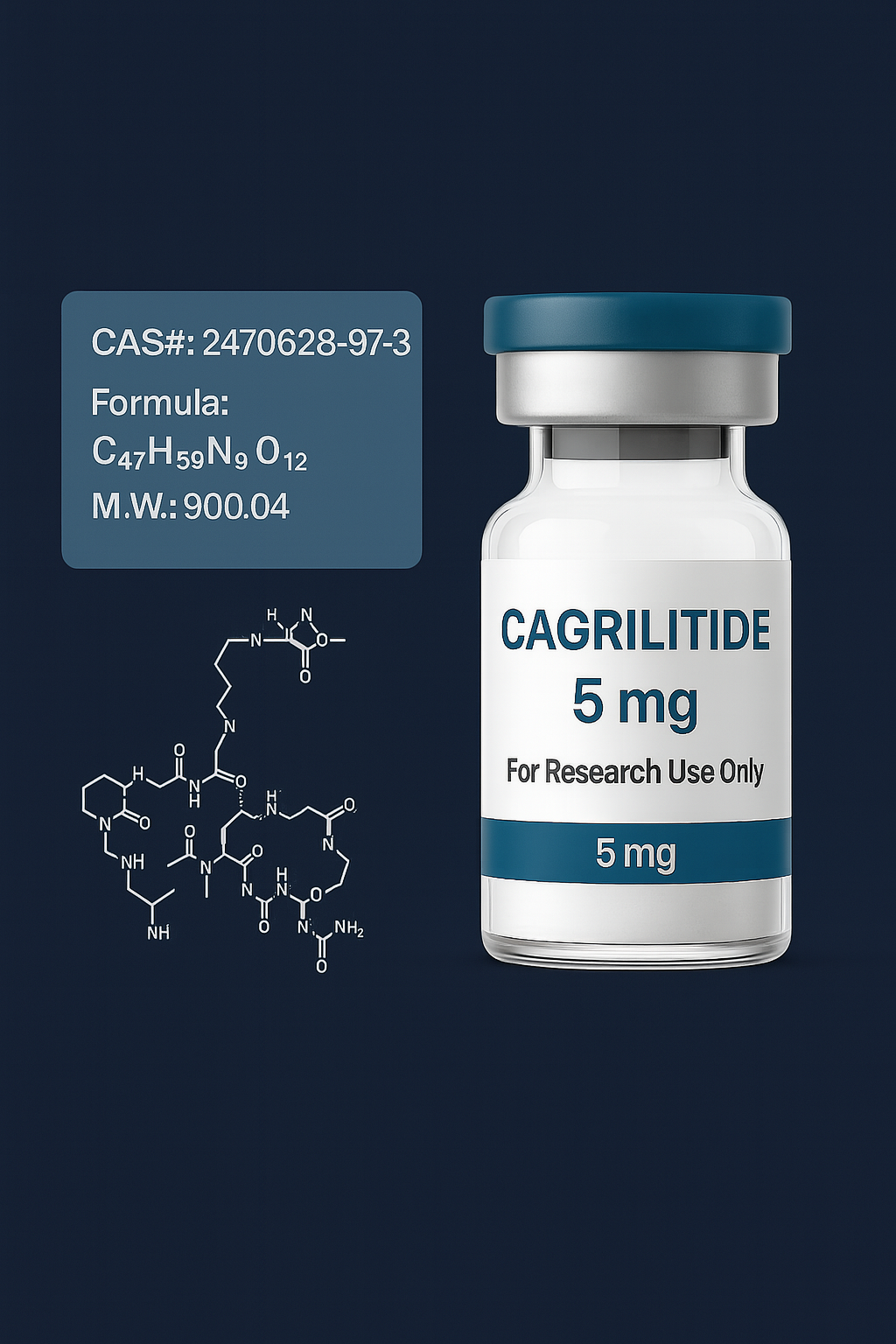 cagrilintida 5 mg - Péptido de investigación de primera calidad 